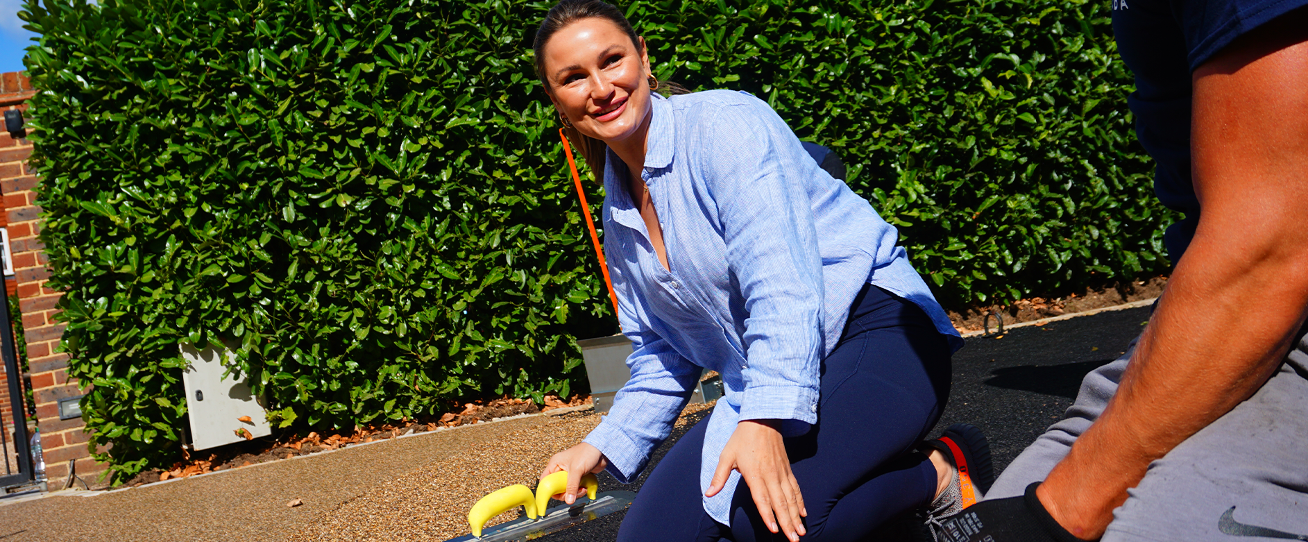 Samantha Faiers: Loves her Vuba driveway! 